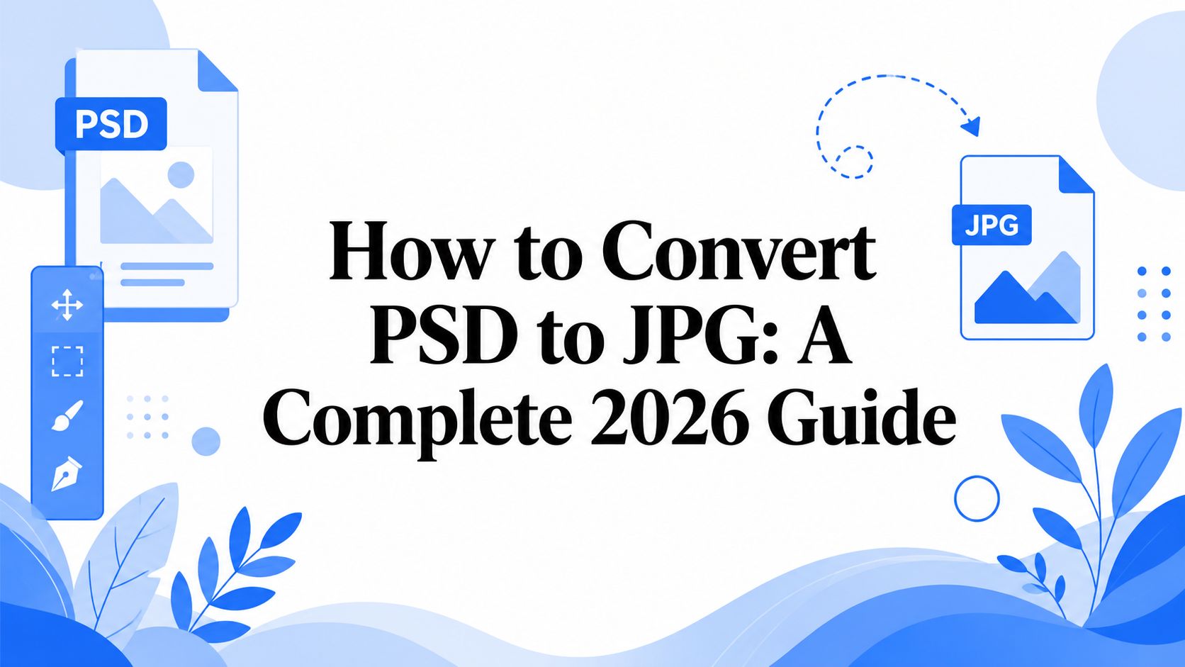 How to Convert PSD to JPG: A Complete 2026 Guide