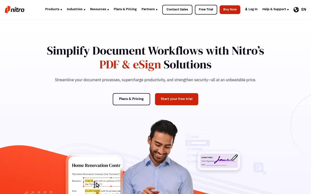 Nitro PDF screenshot