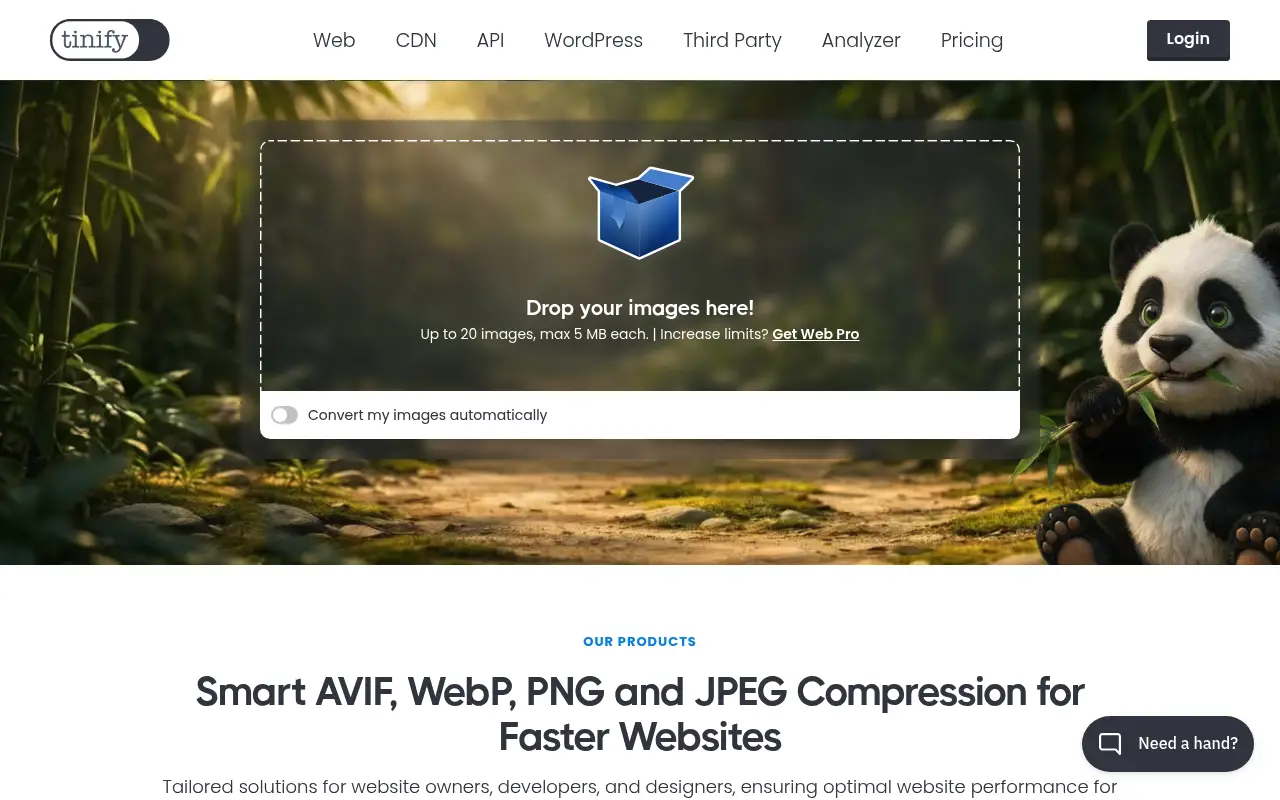 TinyPNG website screenshot
